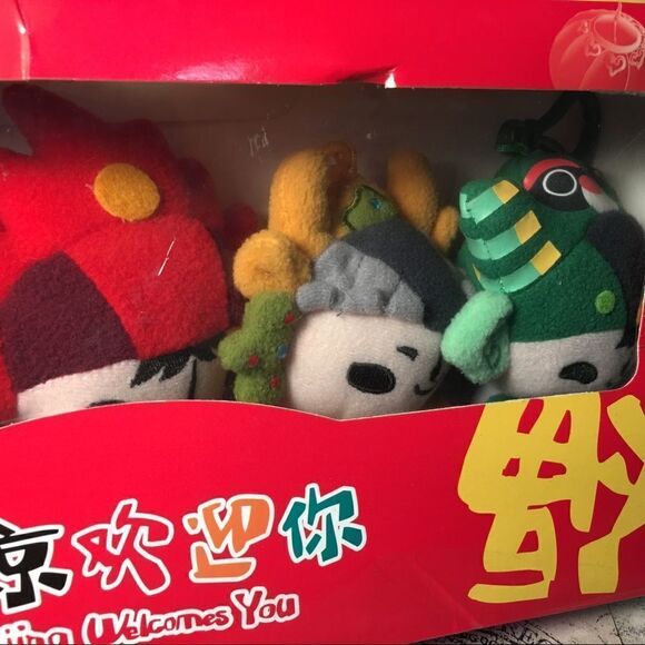 2008 Beijing Olympic Mascot Fuwa Plush Keychains - Picture 6 of 7